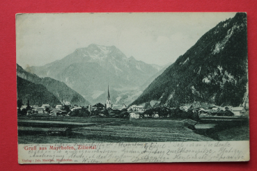 Postcard PC Mayrhofen / 1906
